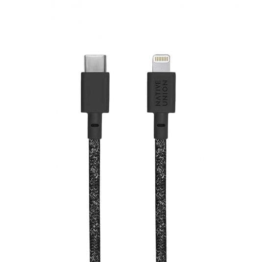 Кабель Native Union Belt Cable USB-C / Lightning 1,2м, черный photo 2