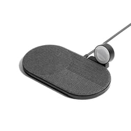 Зарядное устройство беспроводное Native Union Drop XL Dual Wireless Charger Watch Edition, серый photo 1