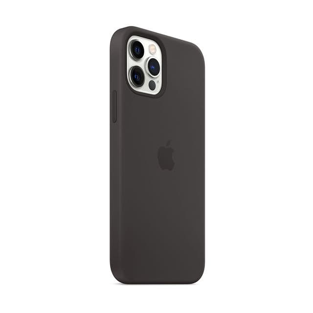 Чехол-накладка Apple MagSafe для iPhone 12/12 Pro, силикон, черный photo 2