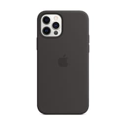 Чехол-накладка Apple MagSafe для iPhone 12/12 Pro, силикон, черный photo 1