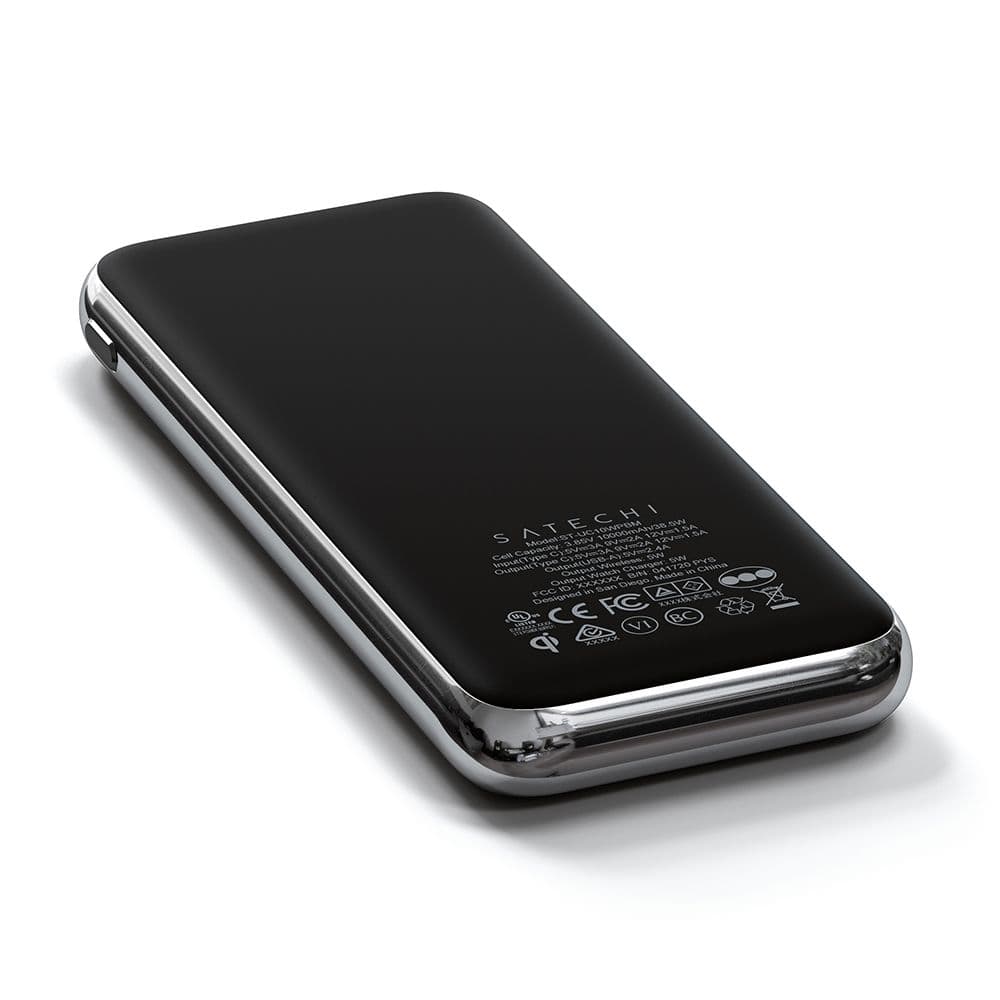 Внешний аккумулятор Satechi Quatro Wireless 10000 мАч, серый космос photo 3