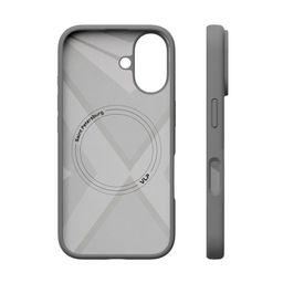 Чехол-накладка VLP Aster Case для iPhone 16, силикон, серый— фото №4