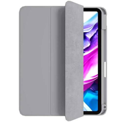 Чехол-книжка VLP Split Folio для iPad 10,9″ 2022 (2022), полиуретан, серый— фото №1