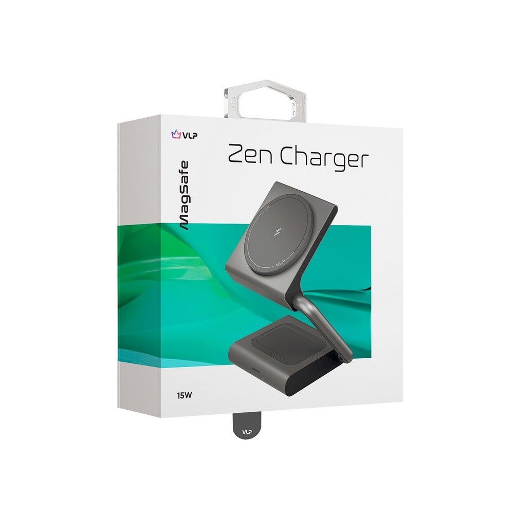 Зарядное устройство беспроводное VLP Zen Charger, серый— фото №1