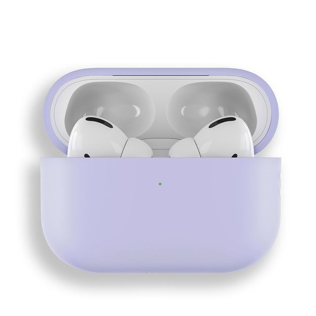 Чехол uBear Touch Pro Silicone Case сиреневый, для AirPods Pro 2— фото №0