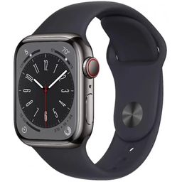 Apple Watch Series 8 GPS + Cellular 45mm (корпус - графитовый, IP6X)— фото №0