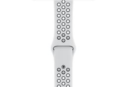 Apple Watch Nike+ Series 4 GPS (MU6H2RU/A) - 40 мм, серебристый алюминий, спортивный ремешок Nike цвета «чистая платина/черный»— фото №2