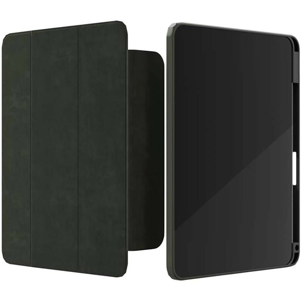 Чехол-книжка VLP Split Folio для iPad Air 11″ (2024), полиуретан, темно-зеленый— фото №1