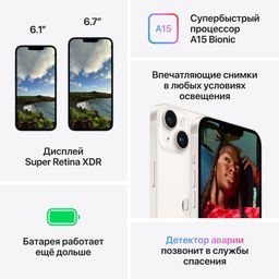 Apple iPhone 14 eSIM+eSIM 128GB, темная ночь— фото №7