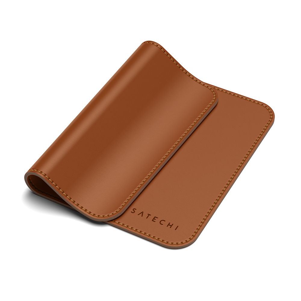 Коврик для мыши Satechi Eco-Leather Mouse Pad коричневый— фото №3