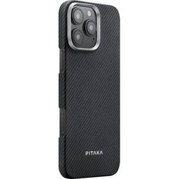 Чехол-накладка Pitaka Ultra-Slim для iPhone 16 Pro Max, арамид (кевлар), черный— фото №2