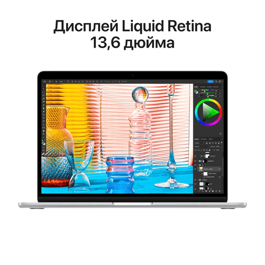 2022 Apple MacBook Air 13.6″ серебристый (Apple M2, 16Gb, SSD 256Gb, M2 (8 GPU))— фото №5