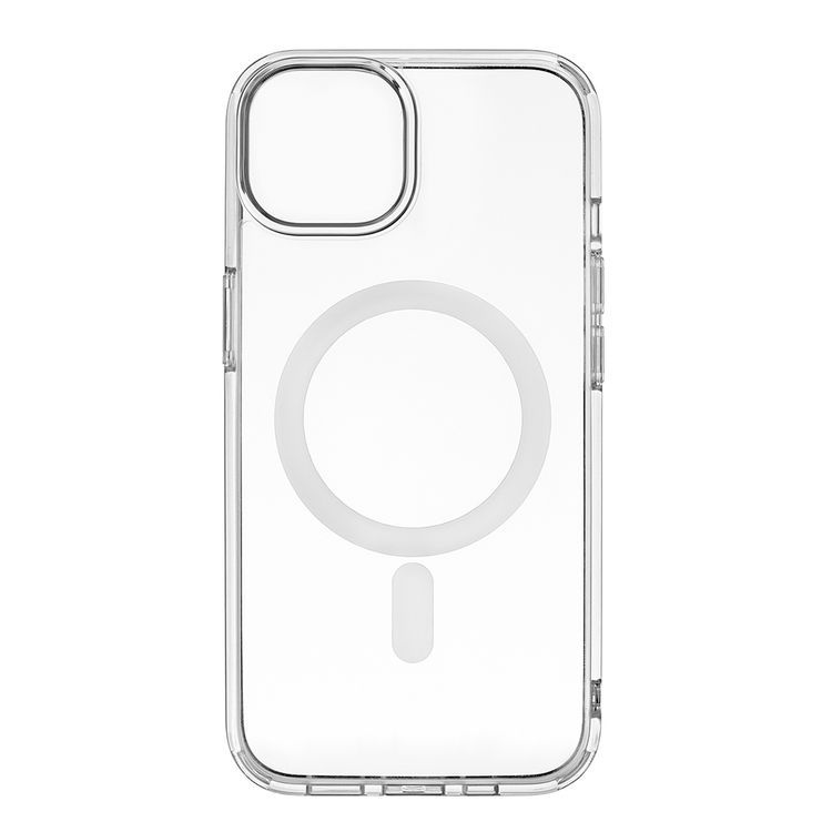 Чехол-накладка uBear Real Mag Case для iPhone 12/12 Pro, поликарбонат, прозрачный— фото №0