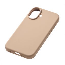 Чехол-накладка uBear Touch Mag Case для iPhone 16, силикон, латте— фото №4