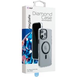 Чехол-накладка VLP Diamond Case для iPhone 16 Pro Max, полиуретан/закаленое стекло, черный— фото №4