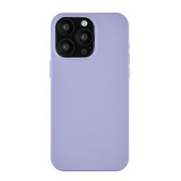 Чехол-накладка uBear Capital Case для iPhone 15 Pro Max, кожа, лавандовый— фото №0