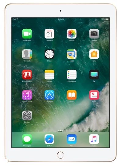 2017 Apple iPad 9,7″ (128Gb, Wi-Fi, серебристый)— фото №1