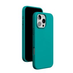 Чехол-накладка VLP Aster Case для iPhone 16 Pro Max, силикон, зеленый— фото №3