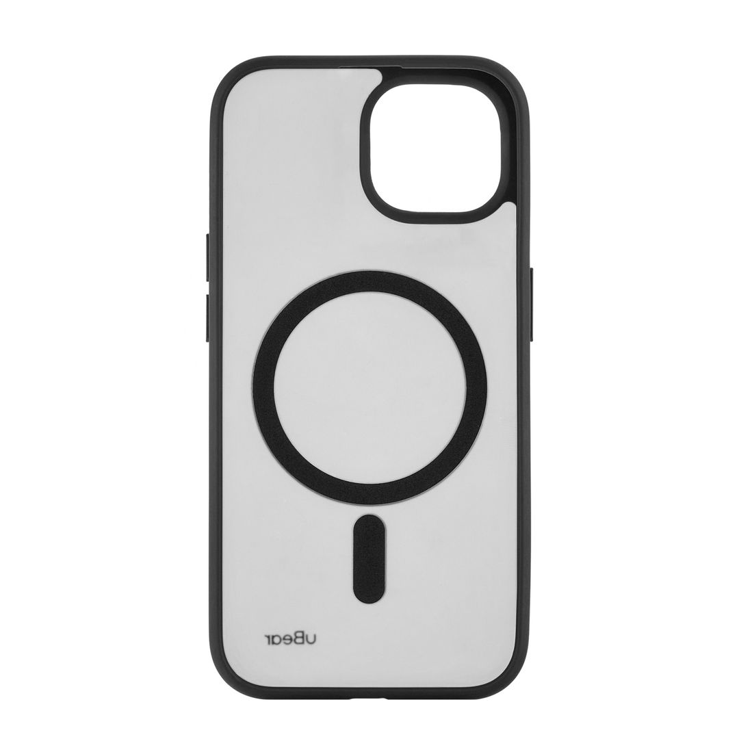 Чехол-накладка uBear Cloud Mag Case для iPhone 15, полиуретан, черный— фото №2