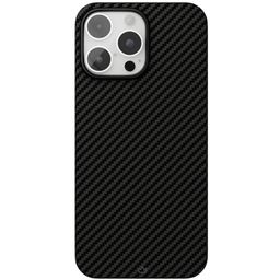 Чехол-накладка VLP Kevlar Case для iPhone 16 Pro Max, кевлар, черный— фото №0