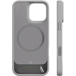 Чехол-накладка VLP Reels Case для iPhone 16, поликарбонат, серый— фото №1