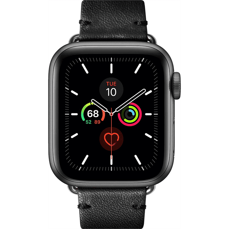 Ремешок Native Union для Apple Watch 40mm, Кожа, черный— фото №0