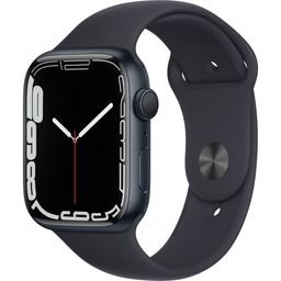 Apple Watch Series 7 GPS 45mm (корпус - зеленый, спортивный ремешок цвета зеленый клевер, IP67/WR50)— фото №0