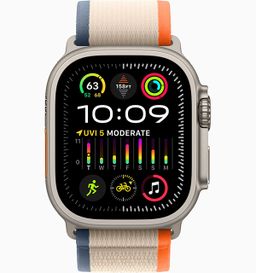 Apple Watch Ultra 2 GPS + Cellular 49mm (корпус - титан, ремешок Trail Loop синий, IP6X)— фото №1