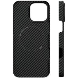 Чехол-накладка VLP Kevlar Case для iPhone 16 Pro, кевлар, черный— фото №1