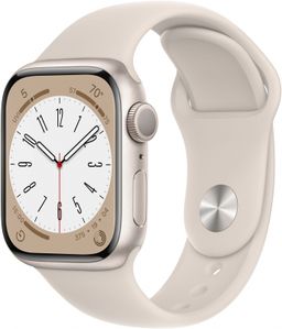 Apple Watch Series 8 GPS + Cellular 45mm (корпус - сияющая звезда, IP6X)— фото №0