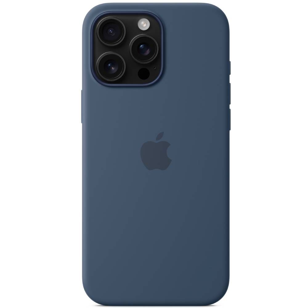 Чехол-накладка Apple Silicone Case для iPhone 16 Pro Max, силикон, синий— фото №0