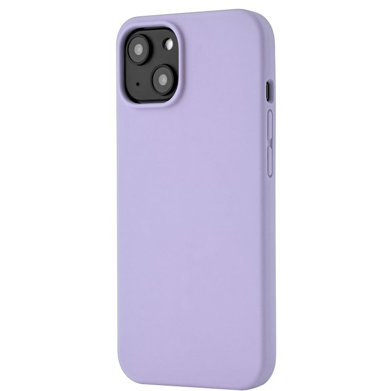 Чехол-накладка uBear Touch Mag Case для iPhone 14, силикон, фиолетовый— фото №0