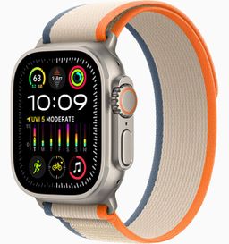 Apple Watch Ultra 2 GPS + Cellular 49mm (корпус - титан, ремешок Trail Loop синий, IP6X)— фото №0