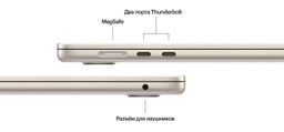 2024 Apple MacBook Air 13.6″ сияющая звезда (Apple M3, 16Gb, SSD 512Gb, M3 (10 GPU))— фото №5