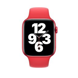 Ремешок Apple Sport Band для Apple Watch 44mm, Фторэластомер, (PRODUCT)RED— фото №2