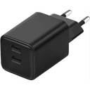 Зарядное устройство сетевое uBear Wall charger Bridge, 45Вт, черный