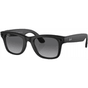 Умные очки Ray-Ban Wayfarer Matte Black Gradient Graphite L, черный