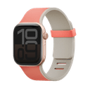 Ремешок Uniq Revix IV reversible Magnetic для Apple Watch 45mm/46mm/49mm, силикон, коралловый/бежевый