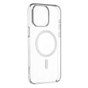 Чехол-накладка Synora Mag Clear Case для iPhone 15 Pro, полиуретан, прозрачный
