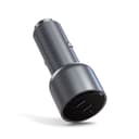 Зарядное устройство автомобильное Satechi 40W Dual USB-C PD Car Charger, 40Вт, серый космос