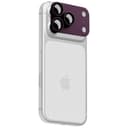 Защитное стекло uBear Extreme Metal Lens Full Shield для iPhone 18 Pro Max, бургунди (камера смартфона)