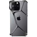 Чехол-накладка YNOT Shell для iPhone 16 Pro Max, авиационная сталь, серебристый