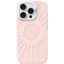 Чехол-накладка PYNANA Starlight для iPhone 16 Pro, экокожа, розовый