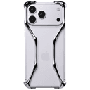 Чехол-накладка YNOT Shell для iPhone 17 Pro, авиационная сталь, серебристый
