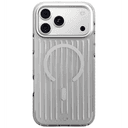 Чехол-накладка VLP Pulse Case для iPhone 18 Pro Max, поликарбонат/полиуретан, серебристый