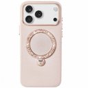 Чехол-накладка PYNANA Dancing Circle Series для iPhone 17 Pro Max, поликарбонат, розовое золото