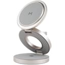 Зарядное устройство беспроводное Magssory Disc Signature Edition Qi2 3 в 1, 22Вт, титан