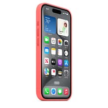 Чехол-накладка Apple MagSafe для iPhone 15 Pro, силикон, гуава - 2