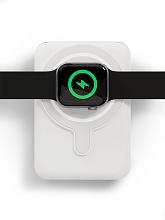 Внешний аккумулятор c БЗУ VLP Dual Magsafe PowerBank 5000 мАч, белый - 2