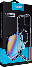 Чехол-накладка Synora Mag Clear Case для iPhone 13, полиуретан, прозрачный - 3